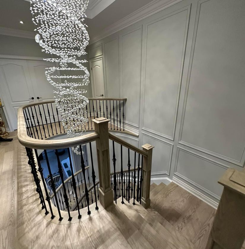 Wooden
						staircase